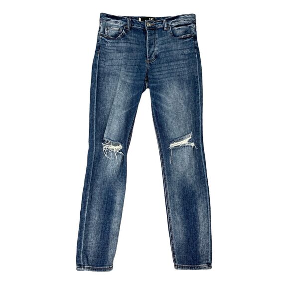 Kut from the Kloth Denim - KUT from the Kloth Jean Womens 4 Blue Denim Juliet Slouchy Boyfriend Button Fly